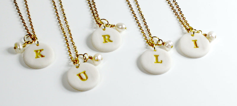 Handcrafted Porcelain Monograms