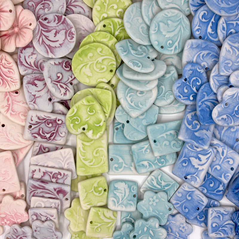 Individual Porcelain Charms