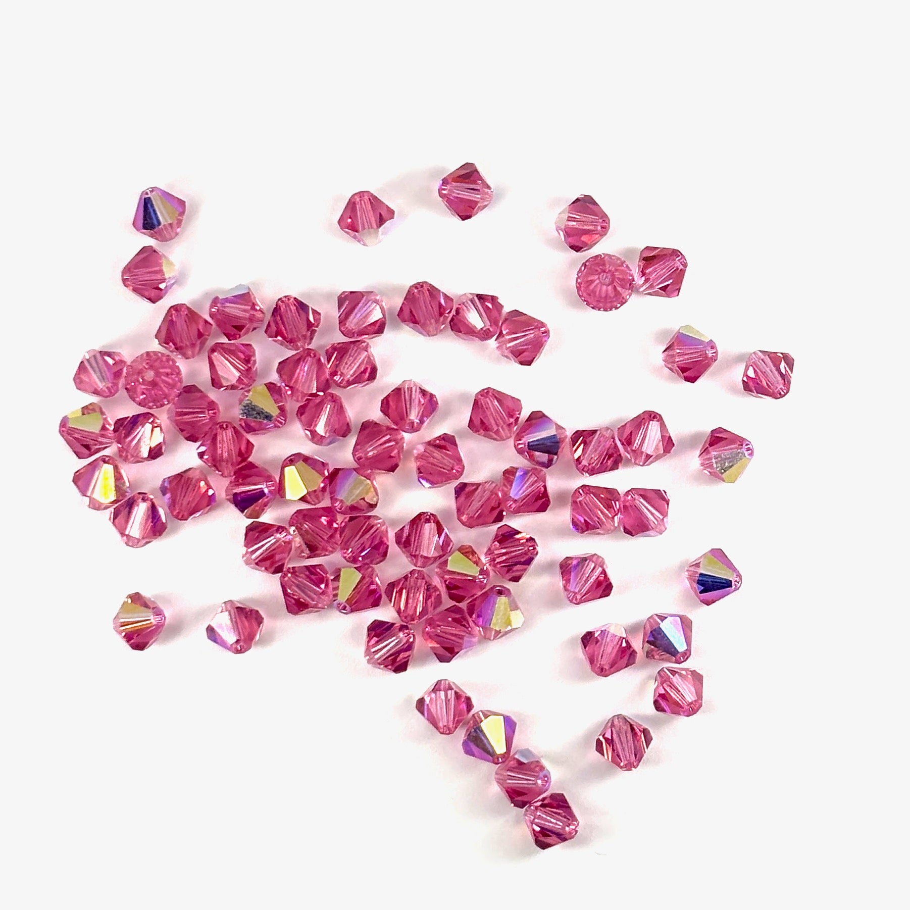 Dark Pink Czech Crystal