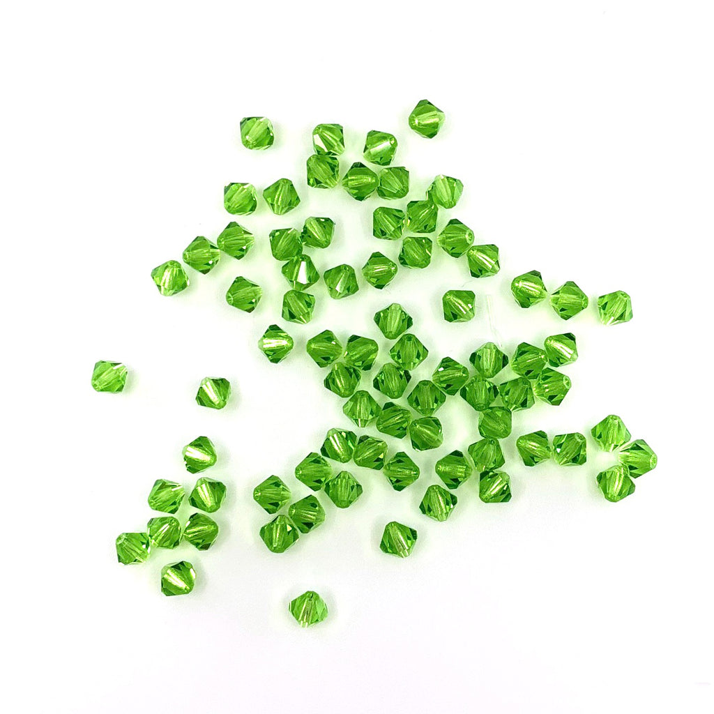 Peridot Green Czech Crystal