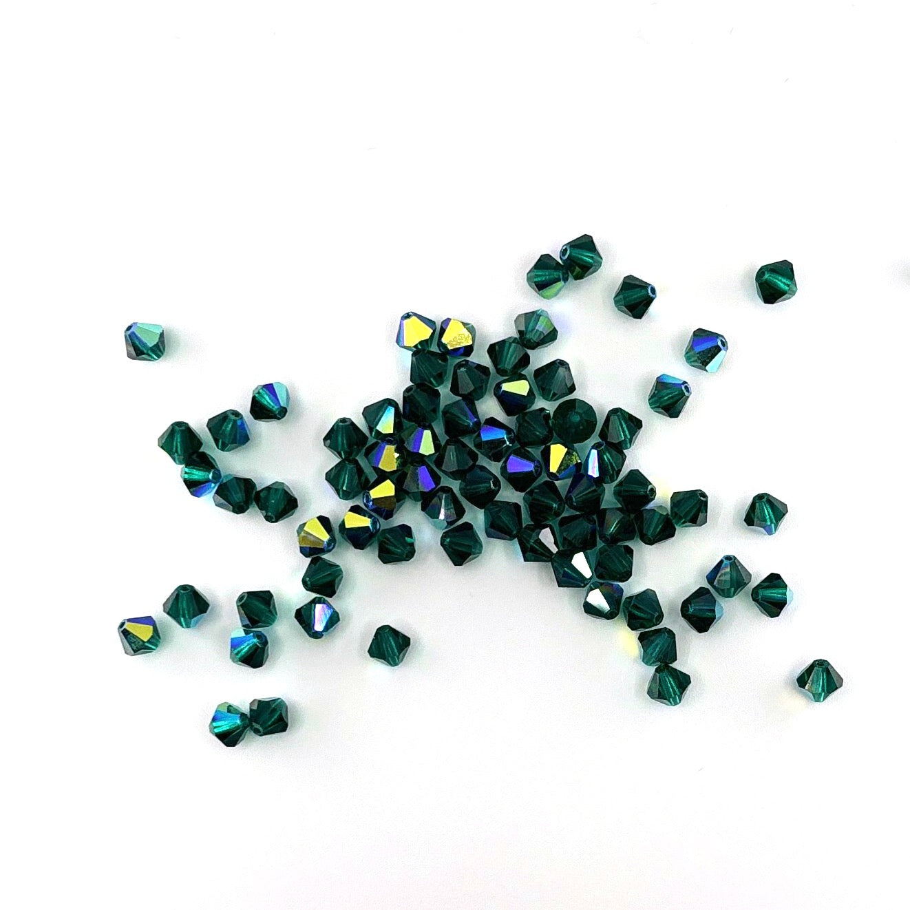Emerald Green Czech Crystal