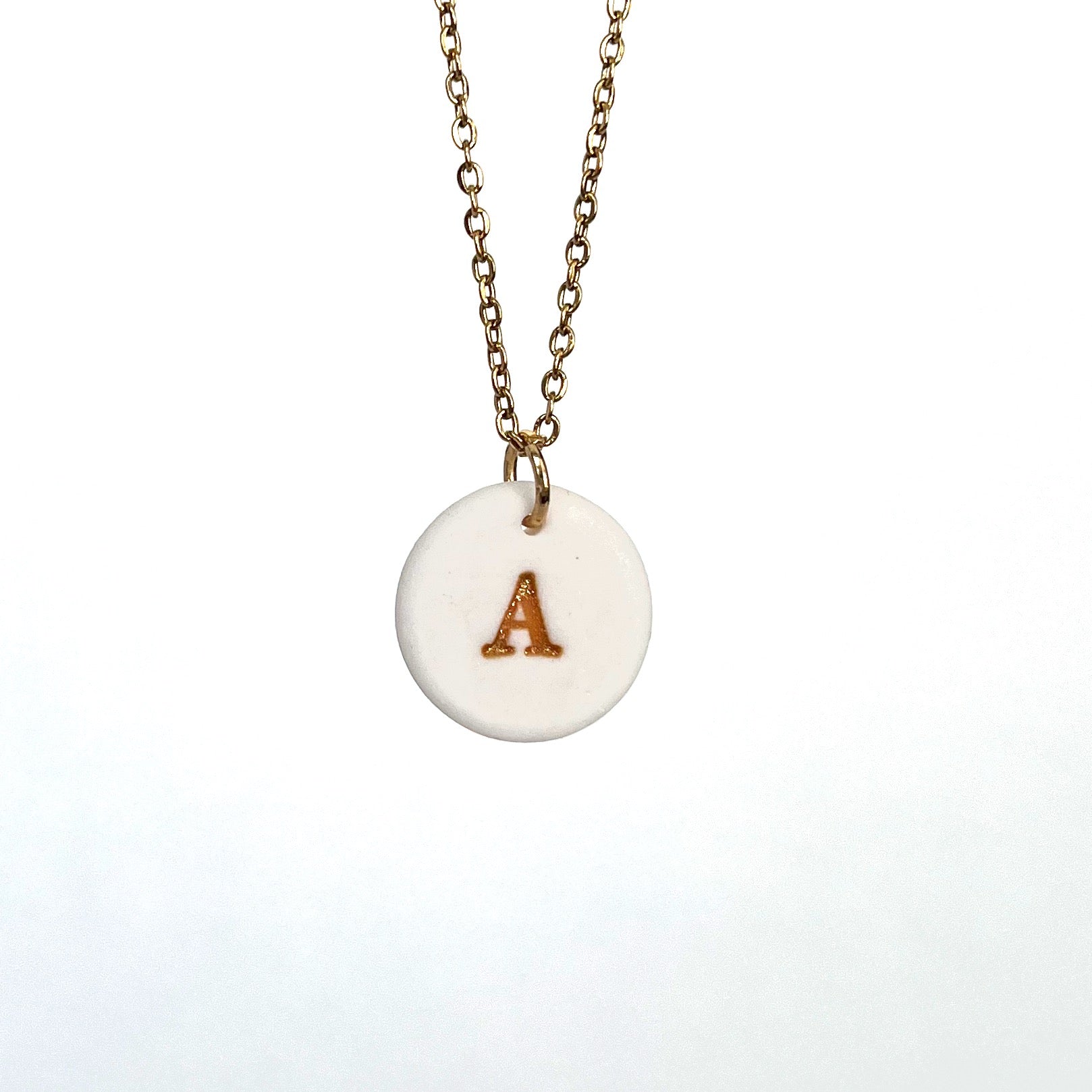 Round Porcelain Monograms