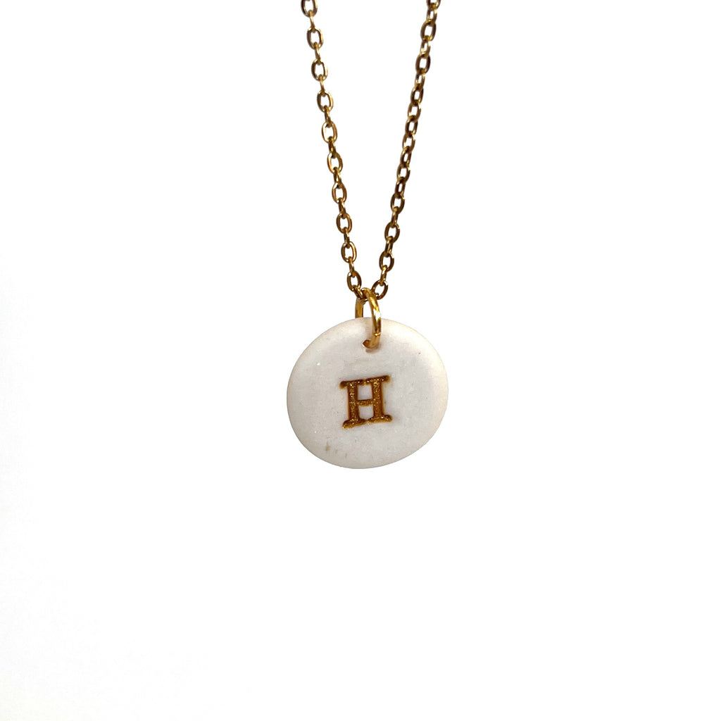 Round Porcelain Monograms