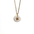 Round Porcelain Monograms