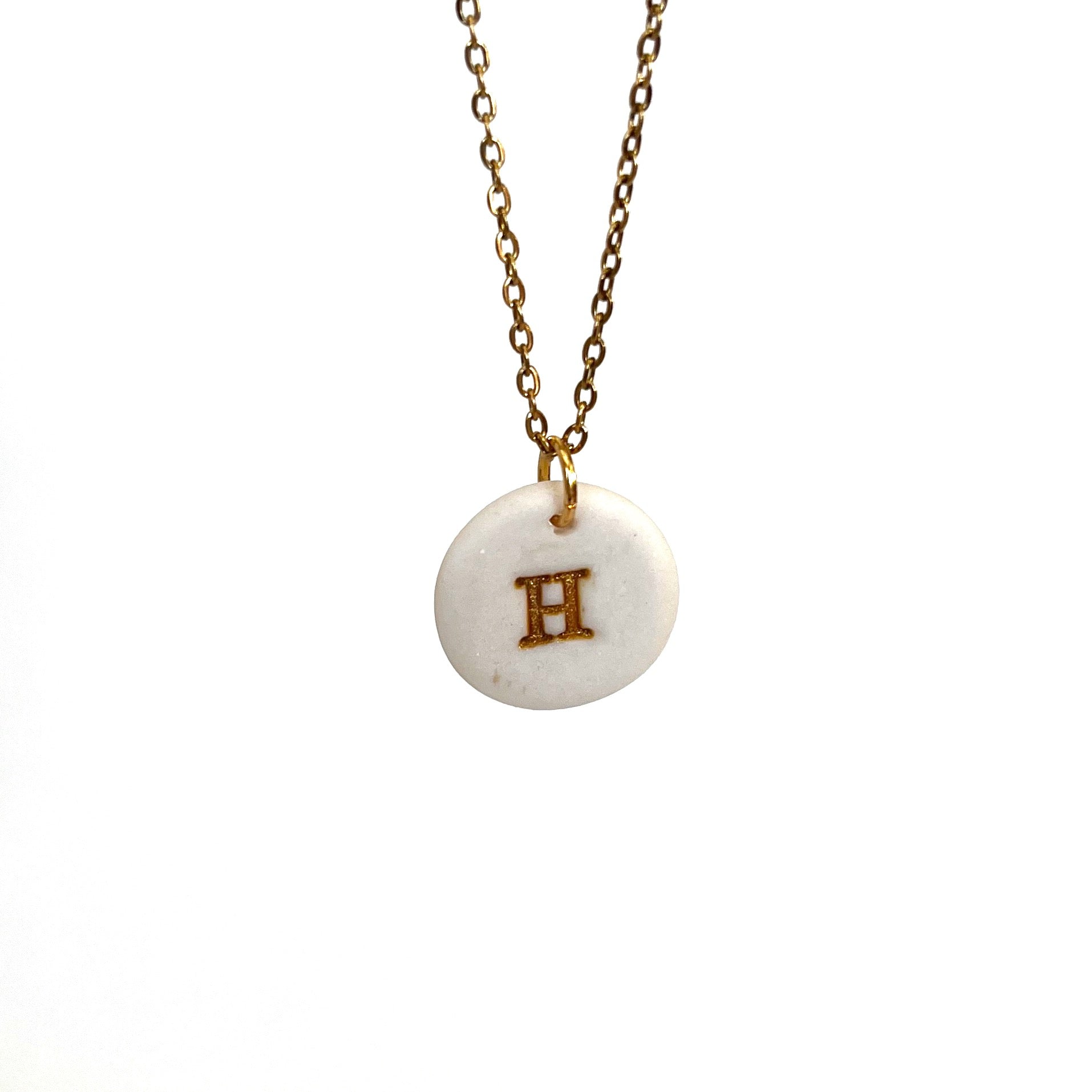 Round Porcelain Monograms