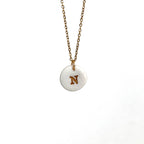 Round Porcelain Monograms