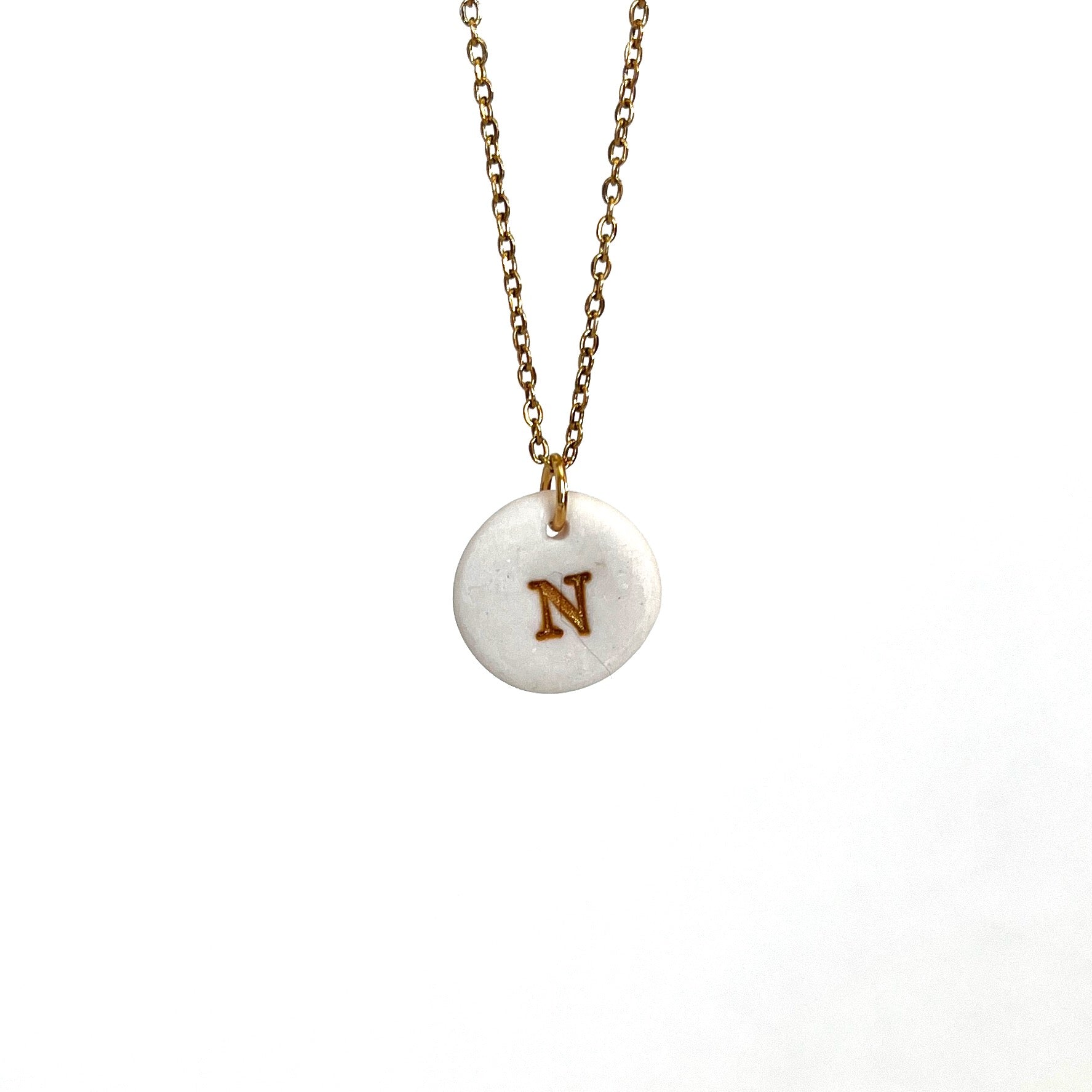 Round Porcelain Monograms