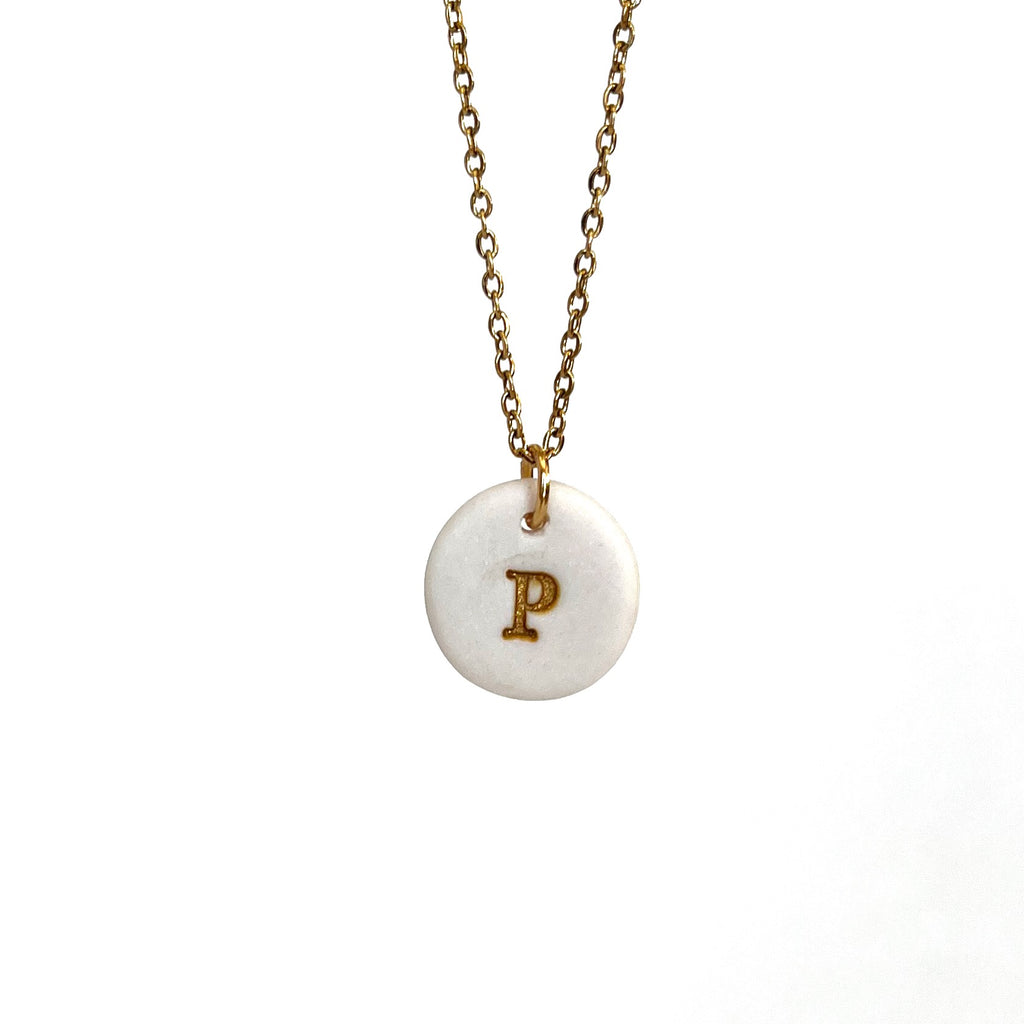 Round Porcelain Monograms