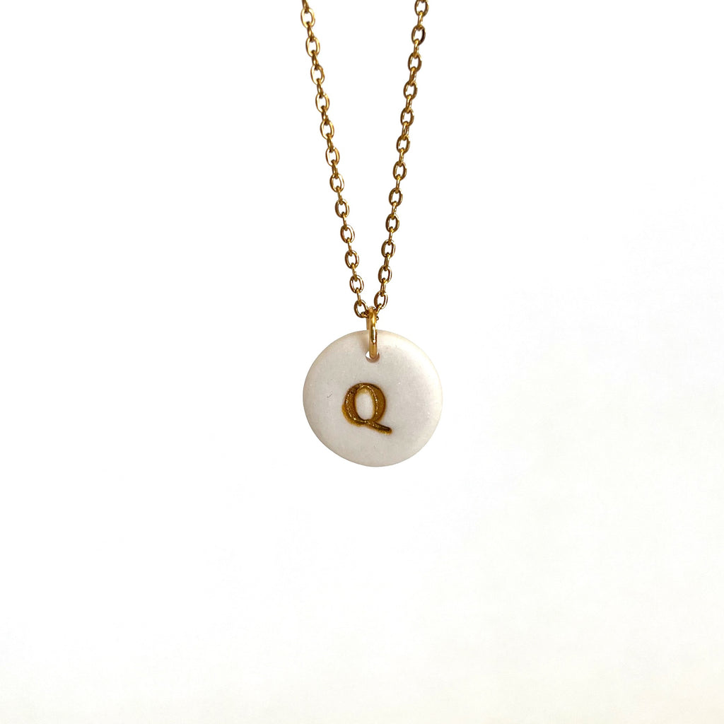 Round Porcelain Monograms