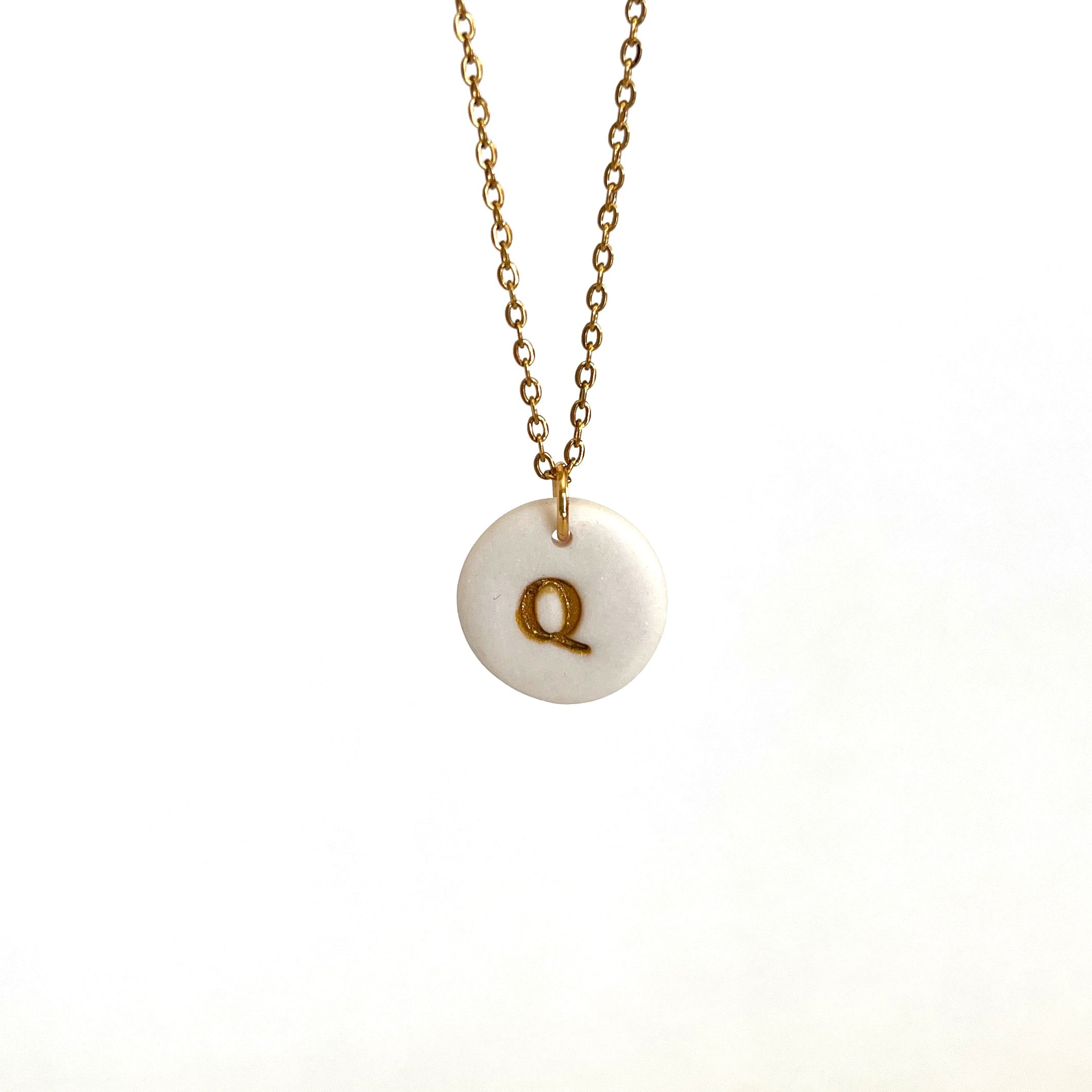 Round Porcelain Monograms