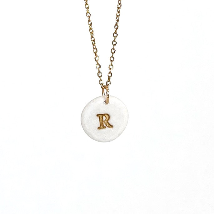 Round Porcelain Monograms