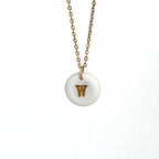 Round Porcelain Monograms