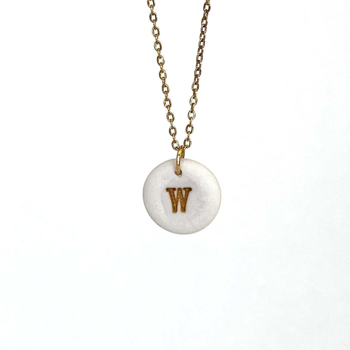 Round Porcelain Monograms