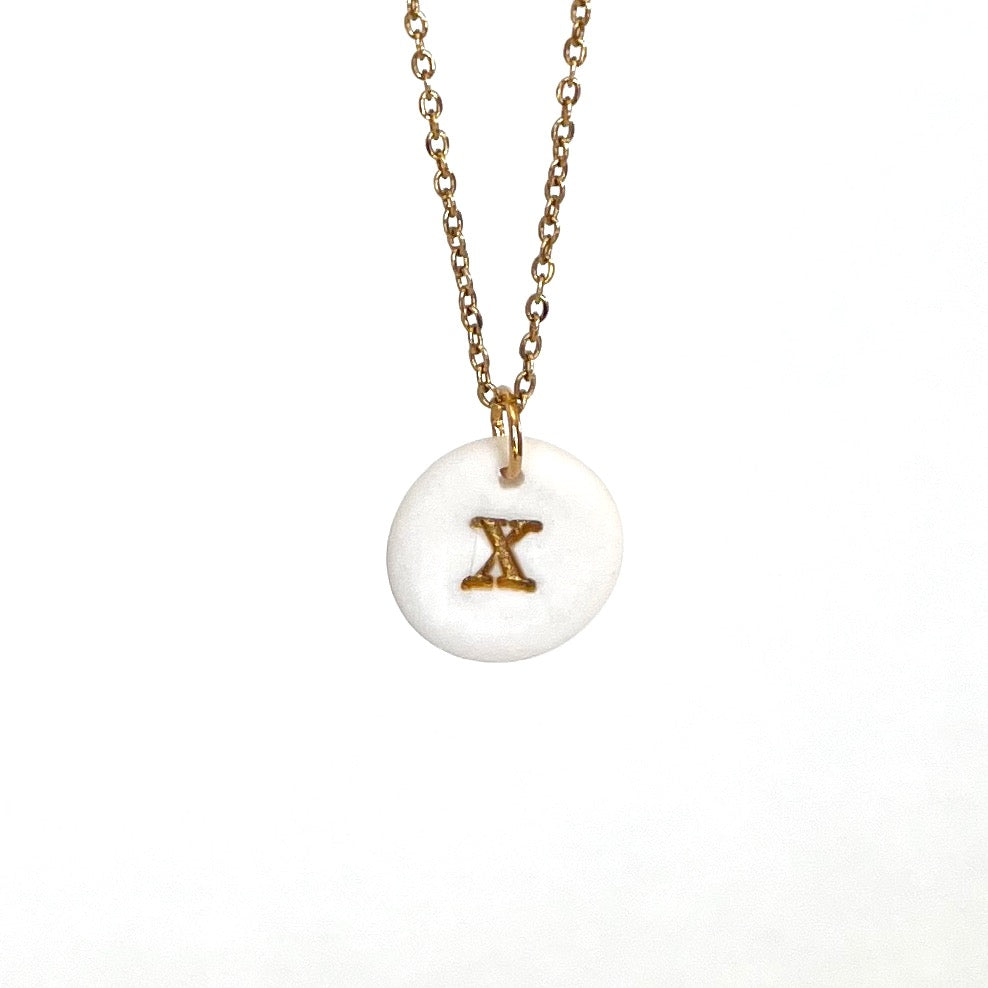 Round Porcelain Monograms