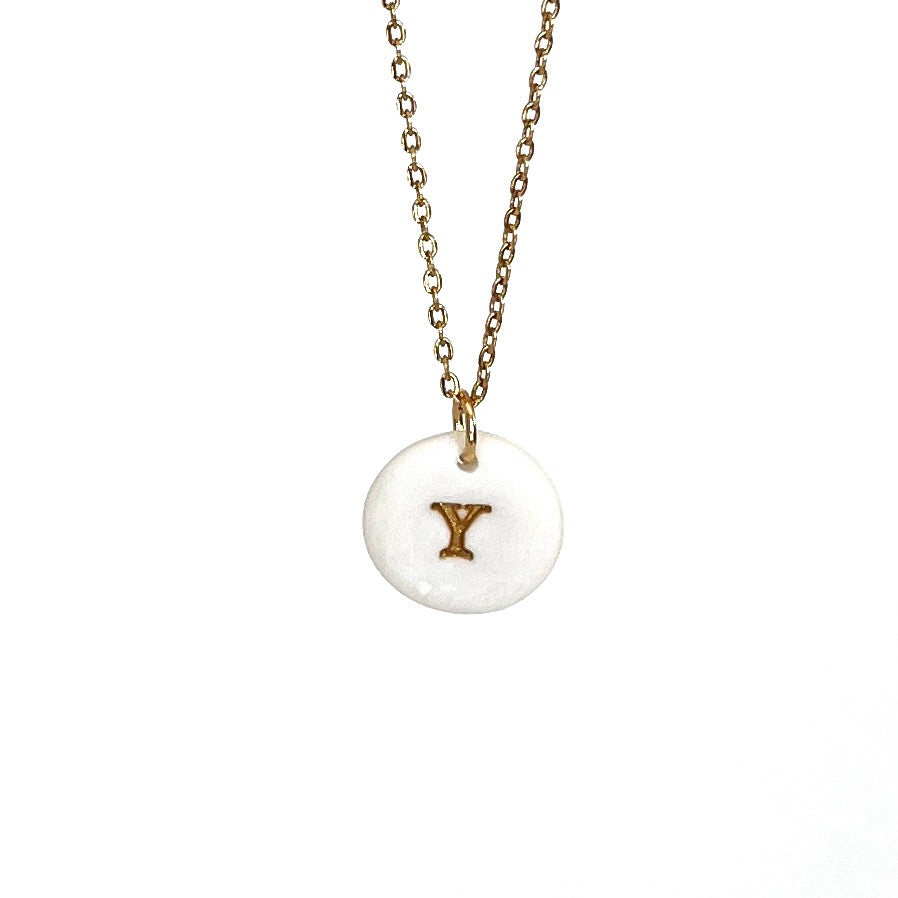 Round Porcelain Monograms