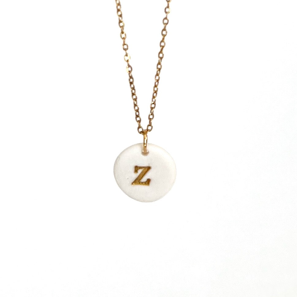 Round Porcelain Monograms