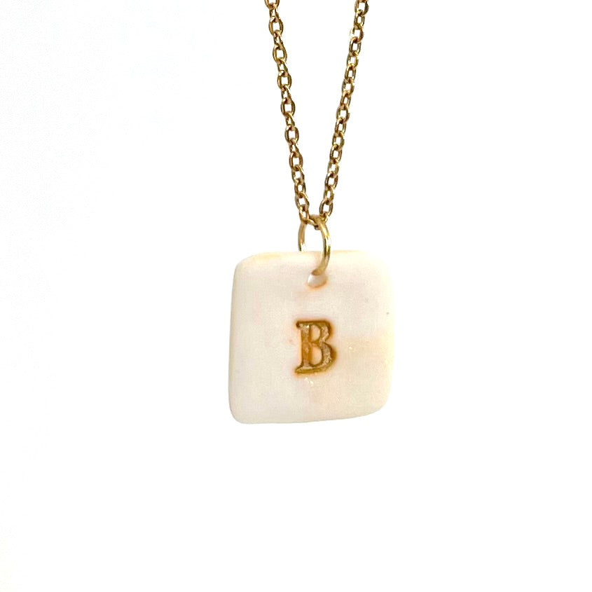 Square Porcelain Monograms
