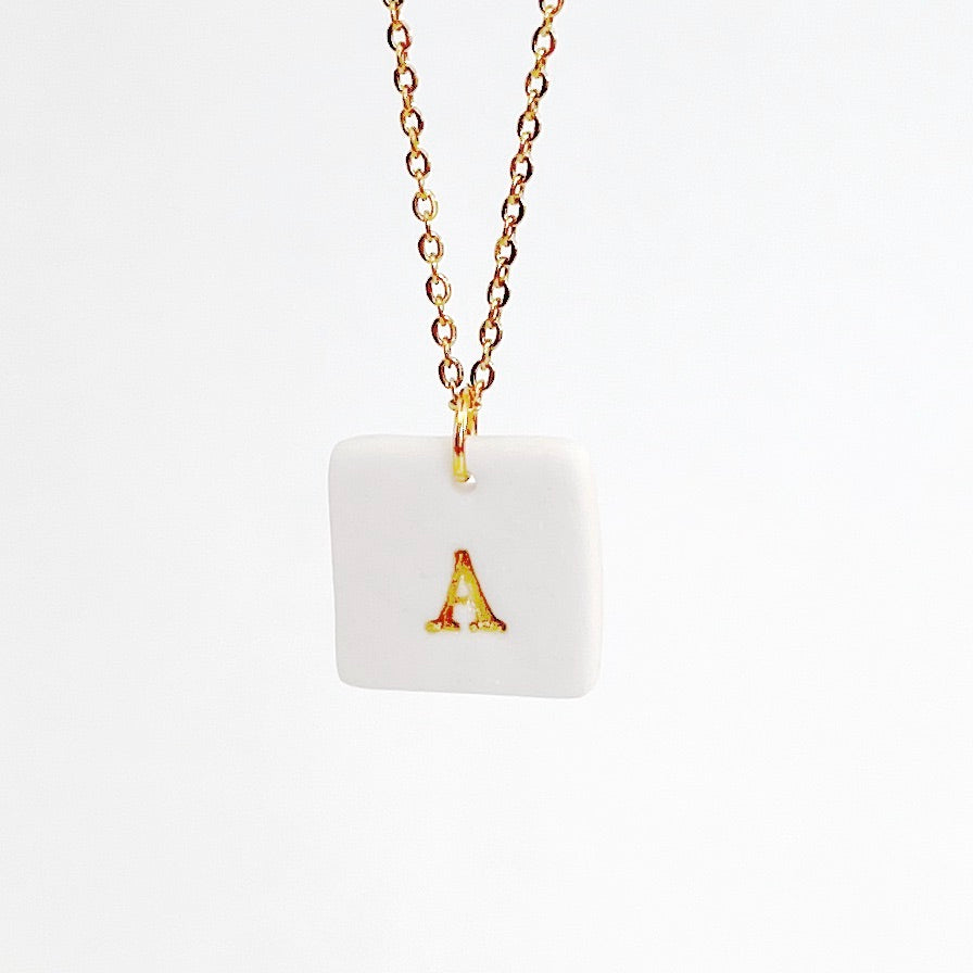 Square Porcelain Monograms