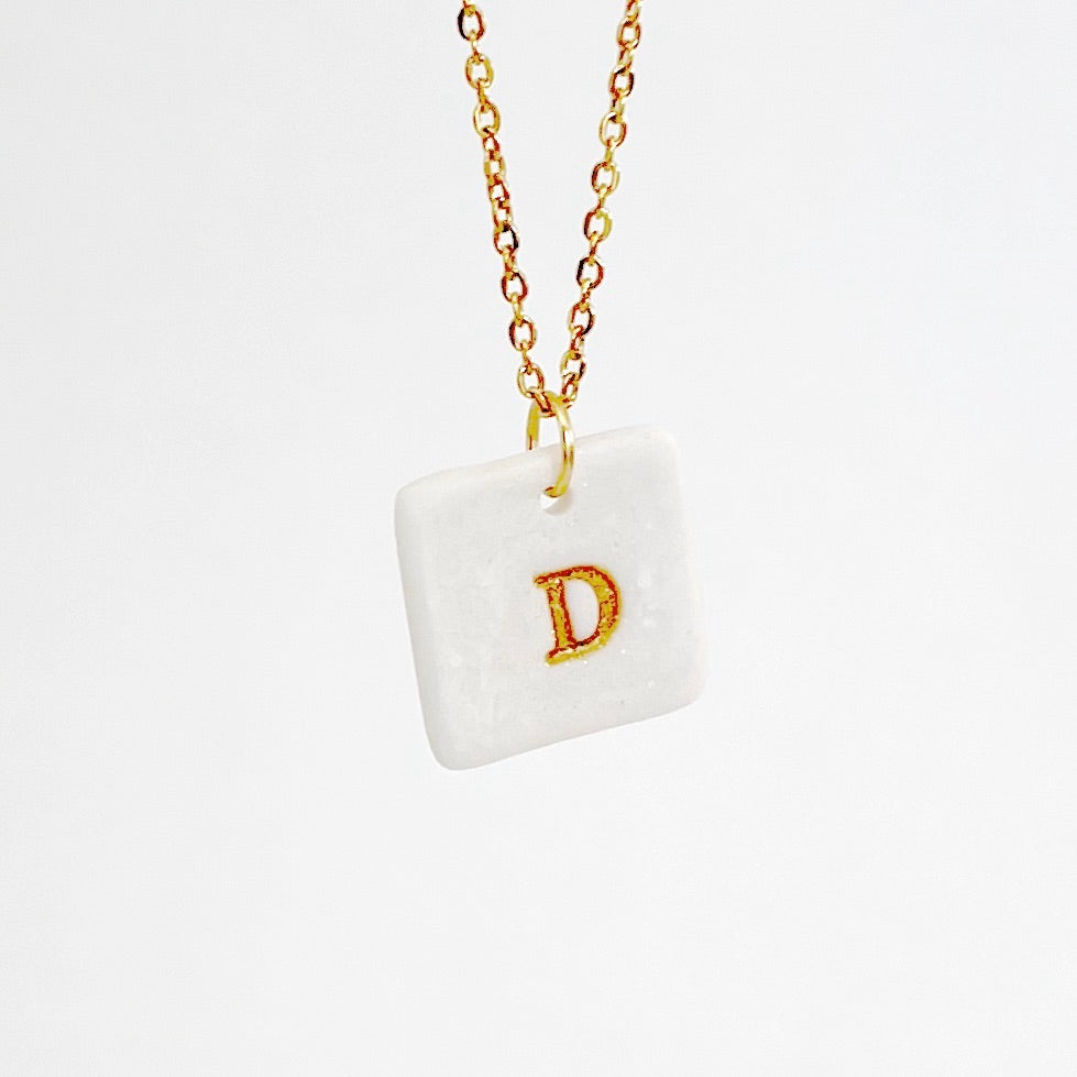 Square Porcelain Monograms