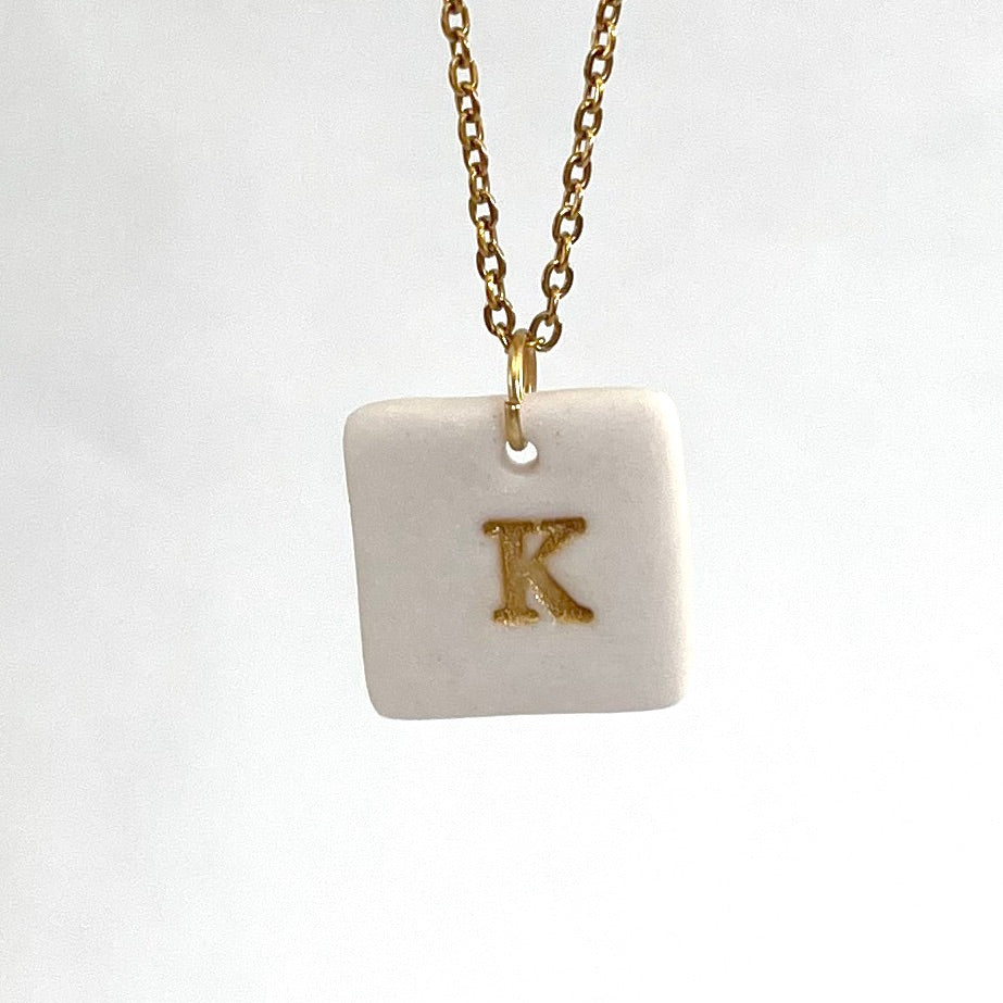 Square Porcelain Monograms
