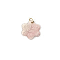 Cherry Blossom Flower Porcelain Charm in Pink