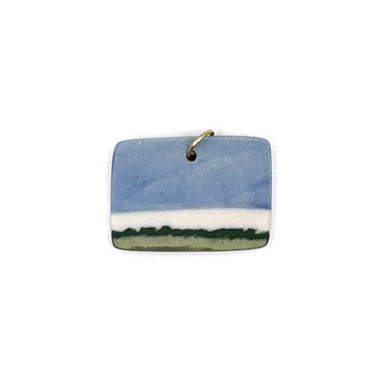 Landscape Porcelain Charm